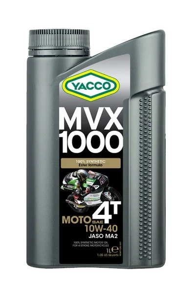 Масло моторное YACCO MVX 1000 4T 10W-40 1л YACCO 10W40 MVX 1000 4T/1