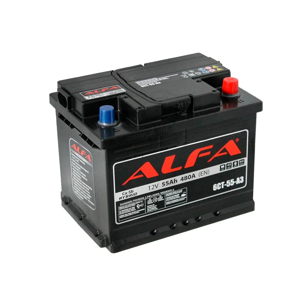 Hybrid 55 R (480A, 242*175*190) KZ ALFA A060 311 07 9 R 6CT-55