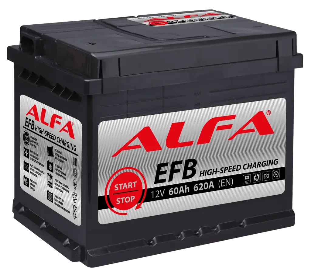 EFB 60 R (620A, 242*175*175) ALFA ALEFB 60.0 LOW
