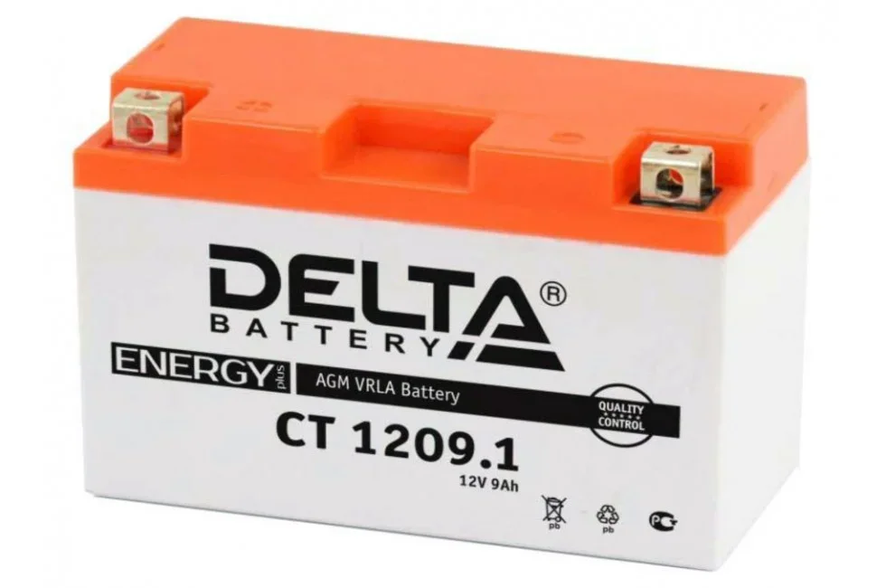 YT9B-BS 9Ah (115A 151*71*107) DELTA CT 1209.1