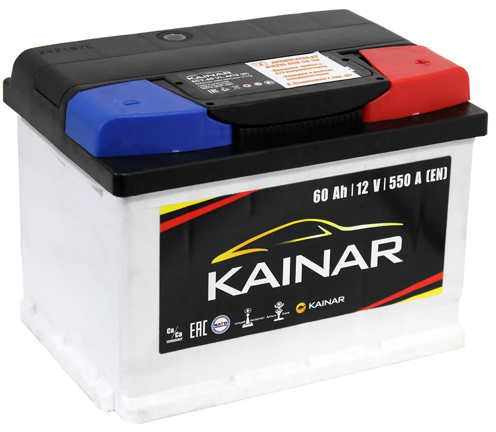 60 R низк. (550A, 242*175*175). KAINAR 060 161 04 0 R