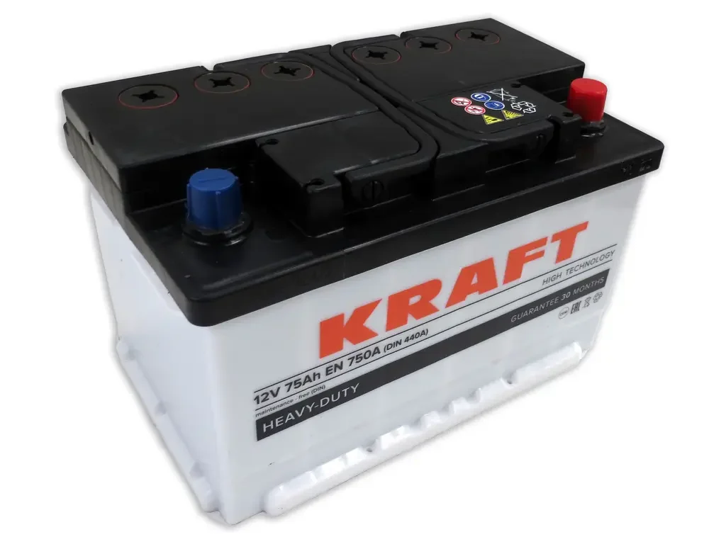 75 R низк. (720A, 277*175*175). KRAFT AUTOMOTIVE S LB3 075 10B13