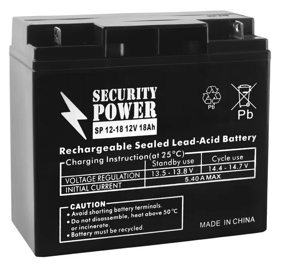 12V-18Ah (180*75*168) Security Power SP 12-18