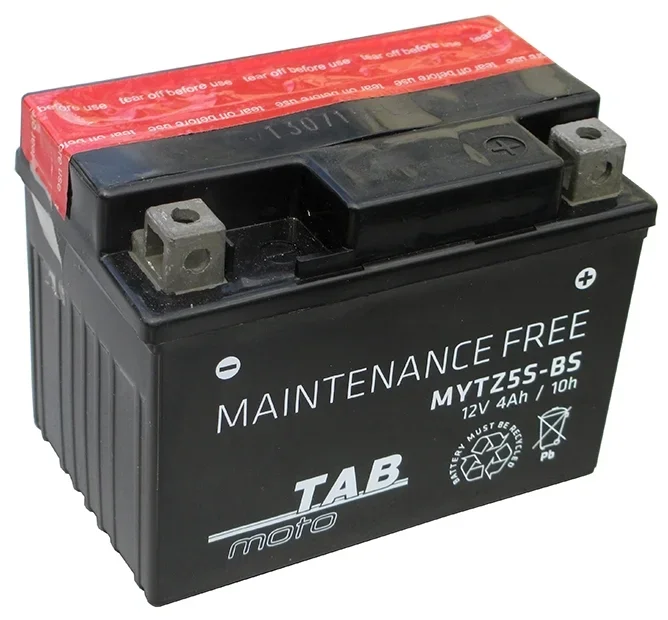 YTZ5-BS 3.5Ah (45А 114*70*85) Аккумулятор мотоциклетный AGM TAB 364515