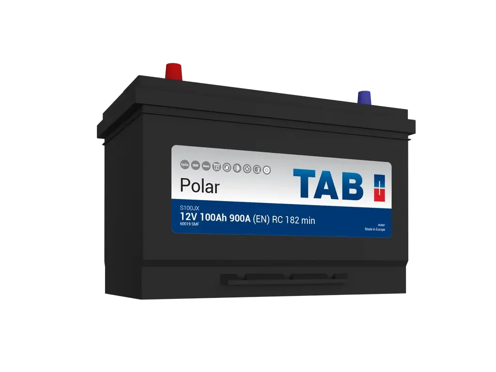 Polar S Asia 100 JL (900A. 304*175*227) Аккумулятор автомобильный TAB 246102