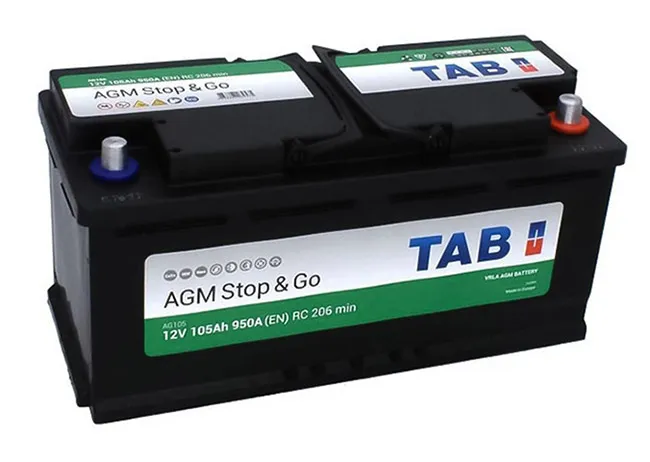 EcoDry Stop&Go AGM 105 R (950A, 394*175*190) TAB 213105