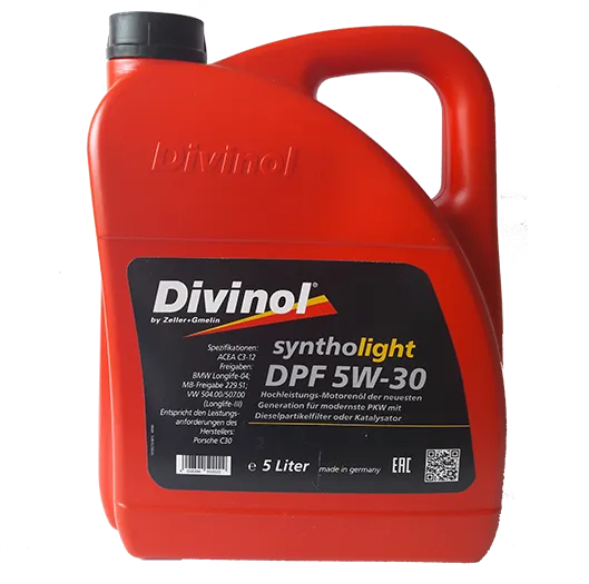 Масло моторное DIVINOL SYNTHOLIGHT 5W-30 5л 49180-K007