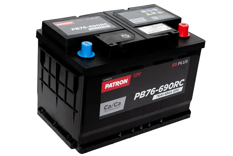 Аккумулятор PATRON PLUS 76 А/ч PATRON PB76-690RC