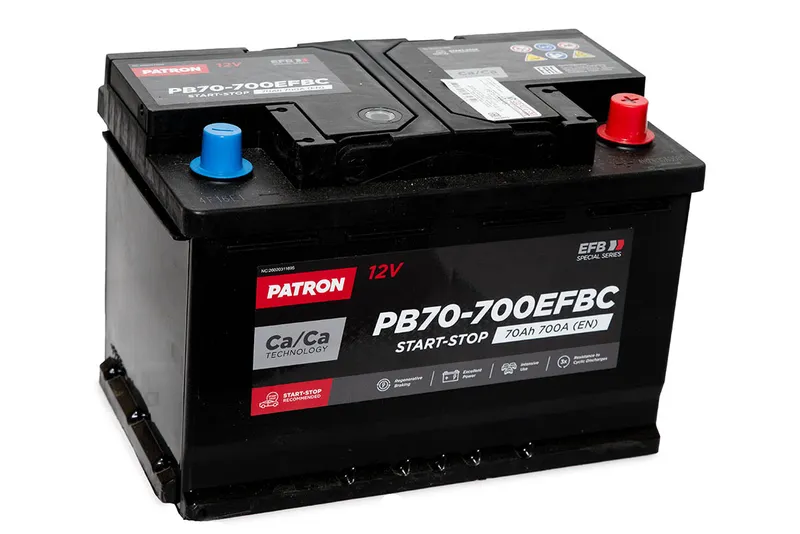 Аккумулятор PATRON EFB 70 А/ч PATRON PB70-700EFBC