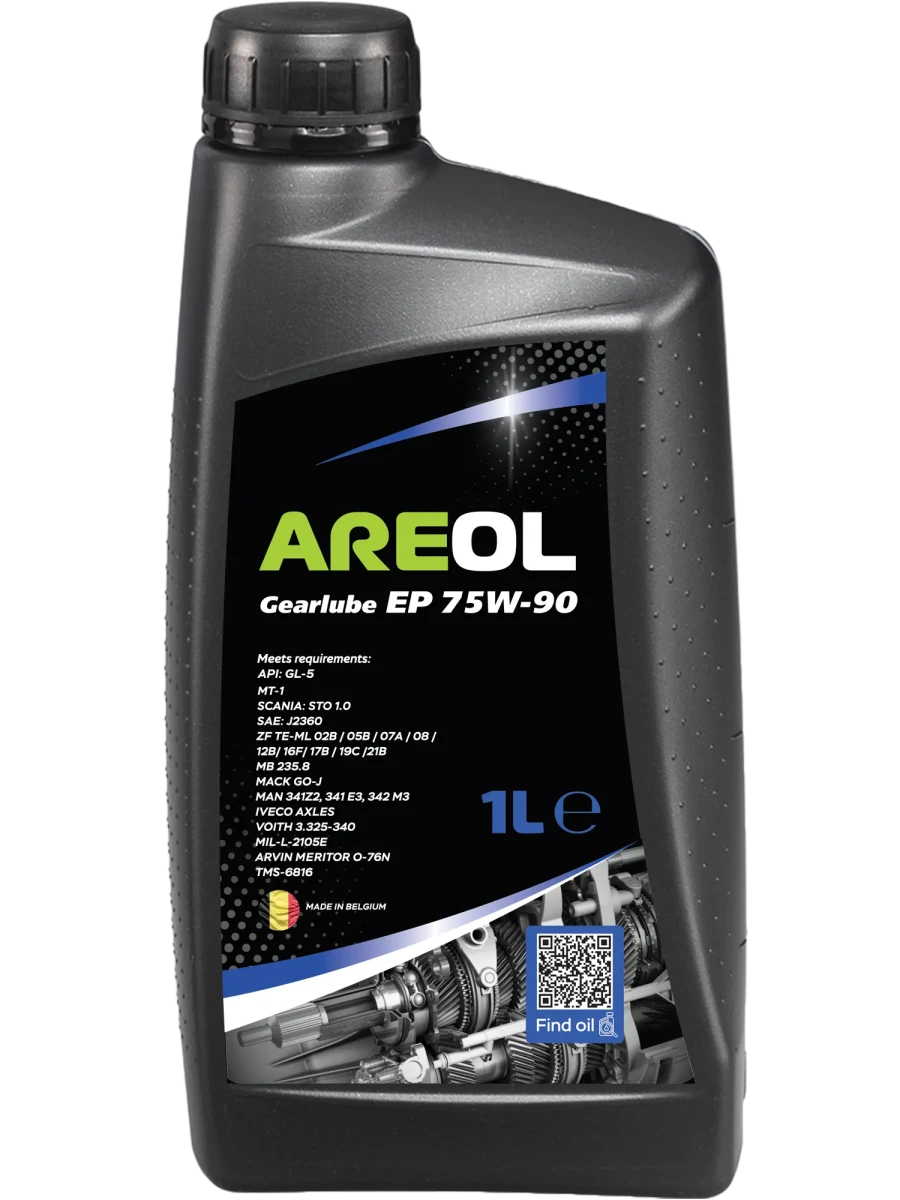 Трансмиссионное масло AREOL GEARLUBE EP 75W-90 1л 75W90AR083