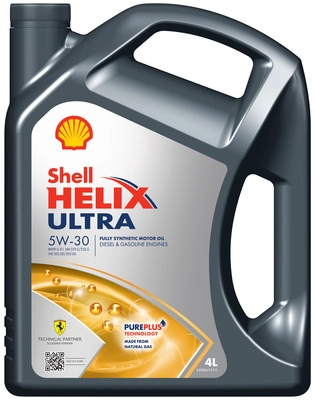 Масло моторное SHELL HELIX ULTRA 5W-30 4л 550046268