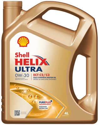 Масло моторное SHELL HELIX ULTRA ECT 0W-30 4л 550046306