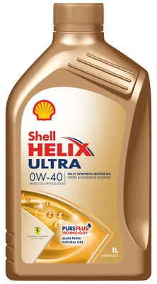 Масло моторное SHELL HELIX ULTRA 0W-40 1л 550065926