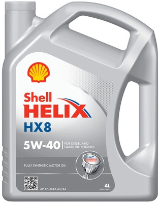 Масло моторное SHELL HELIX HX8 5W-40 4л 550070336