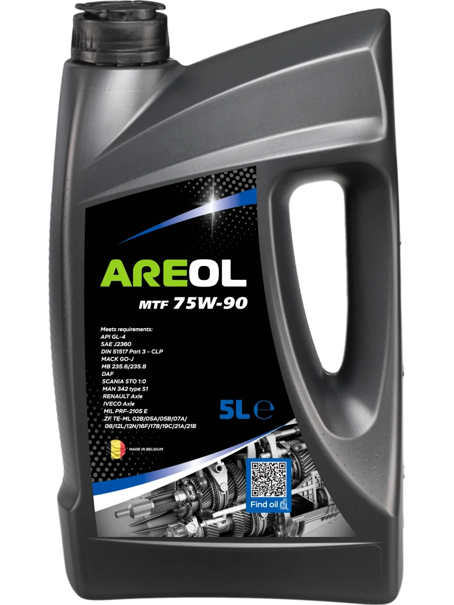 Трансмиссионное масло AREOL MTF 75W-90 5л 75W90AR086