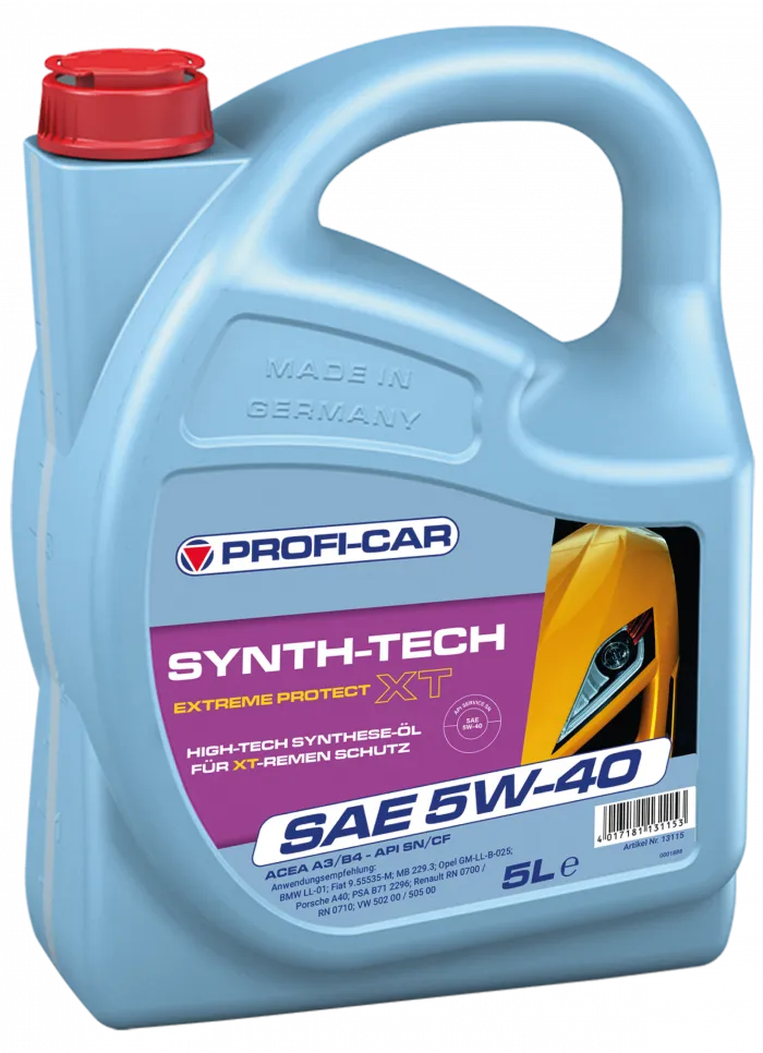 Масло моторное PROFI-CAR 5W-40 5л 13115