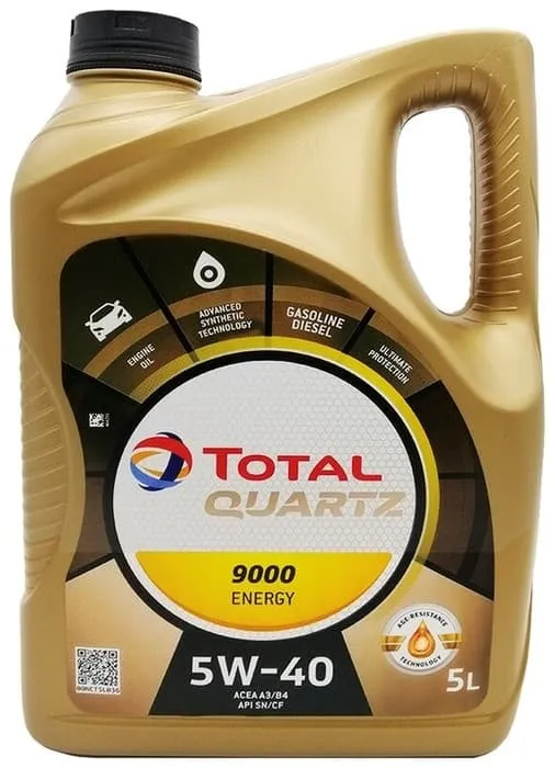 Масло моторное TOTAL QUARTZ 9000 ENERGY 5W-40 5л 213697