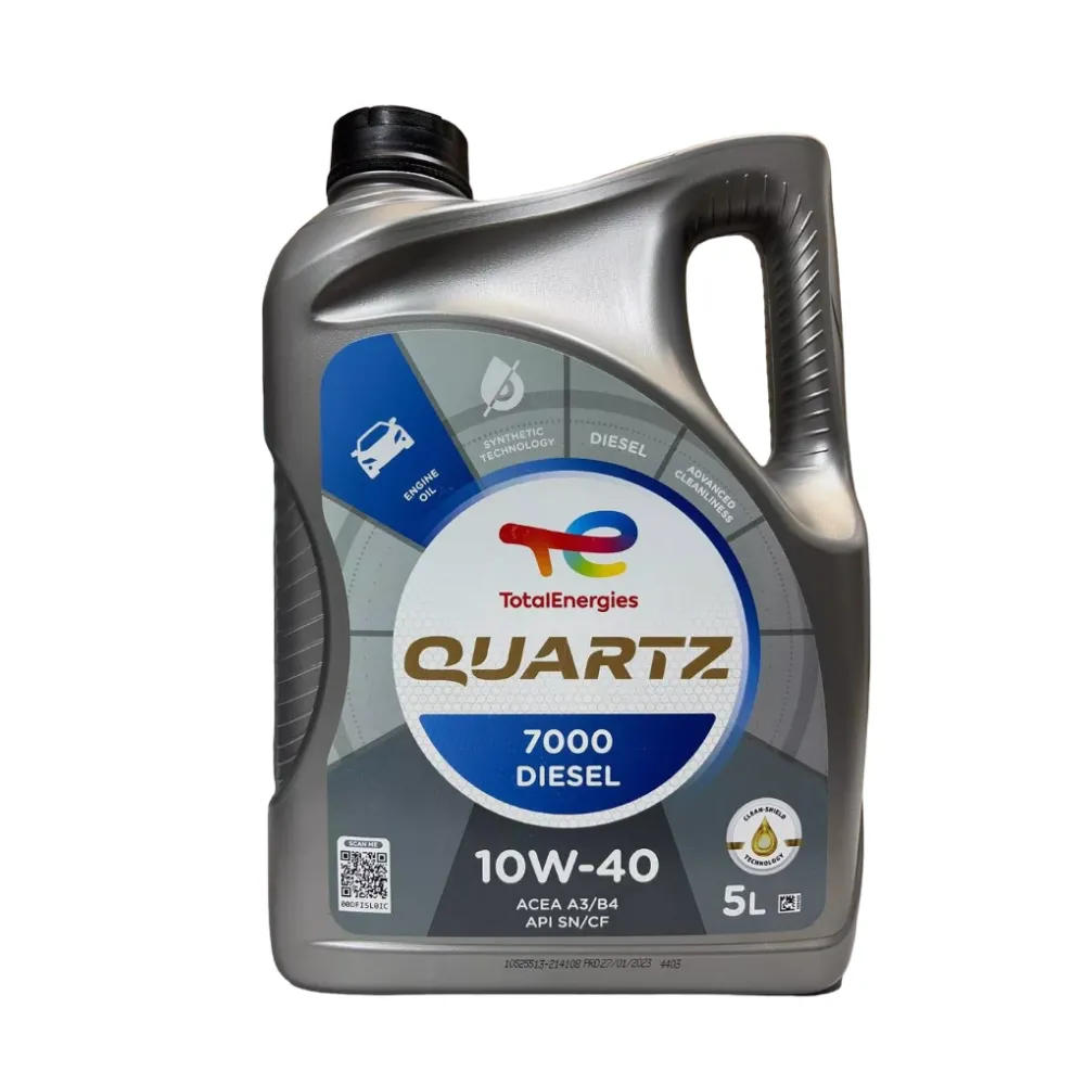 Масло моторное TOTAL QUARTZ DIESEL 7000 10W-40 5л 214108