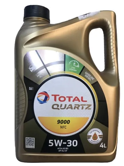 Масло моторное TOTAL QUARTZ 9000 FUTURE NFC 5W-30 4л 213836