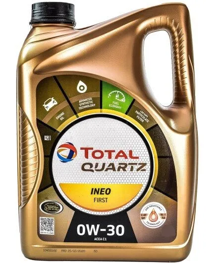 Масло моторное TOTAL QUARTZ INEO FIRST 0W-30 4л 213834