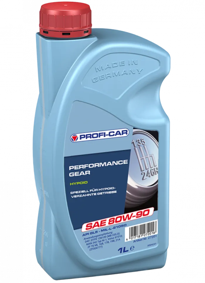 Трансмиссионное масло PROFI-CAR HYPOID PERFORMANCE GEAR 80W-90 1л 27201
