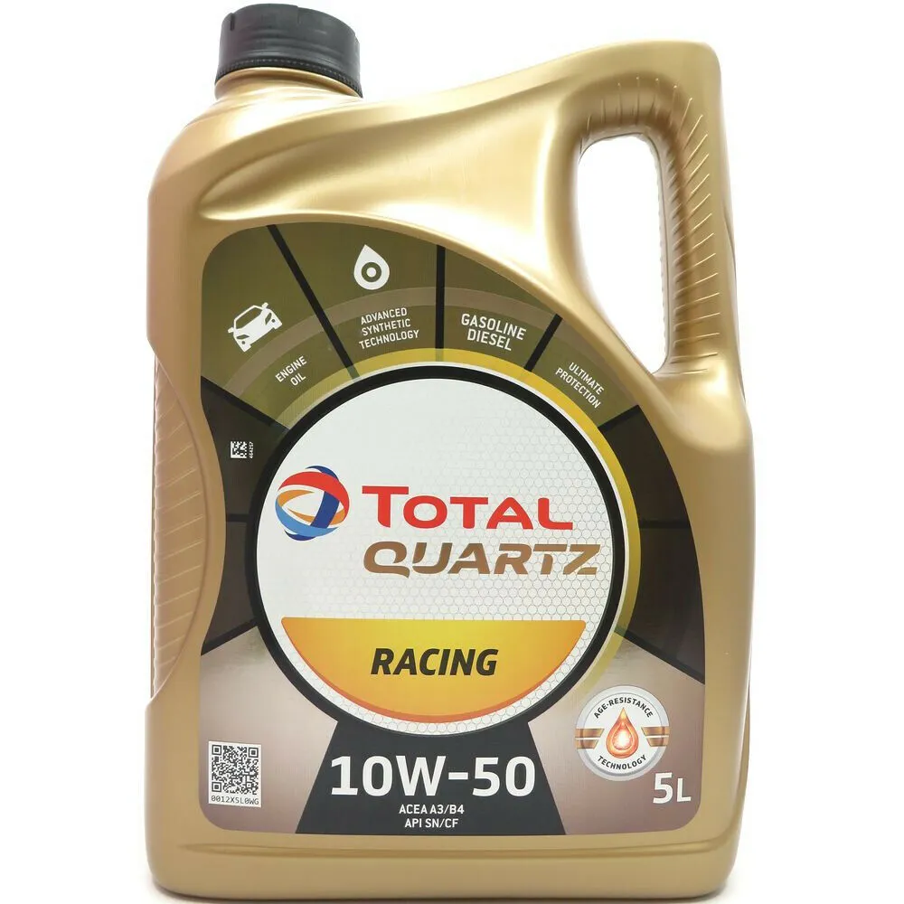 Масло моторное TOTAL QUARTZ RACING 10W-50 5л 213699