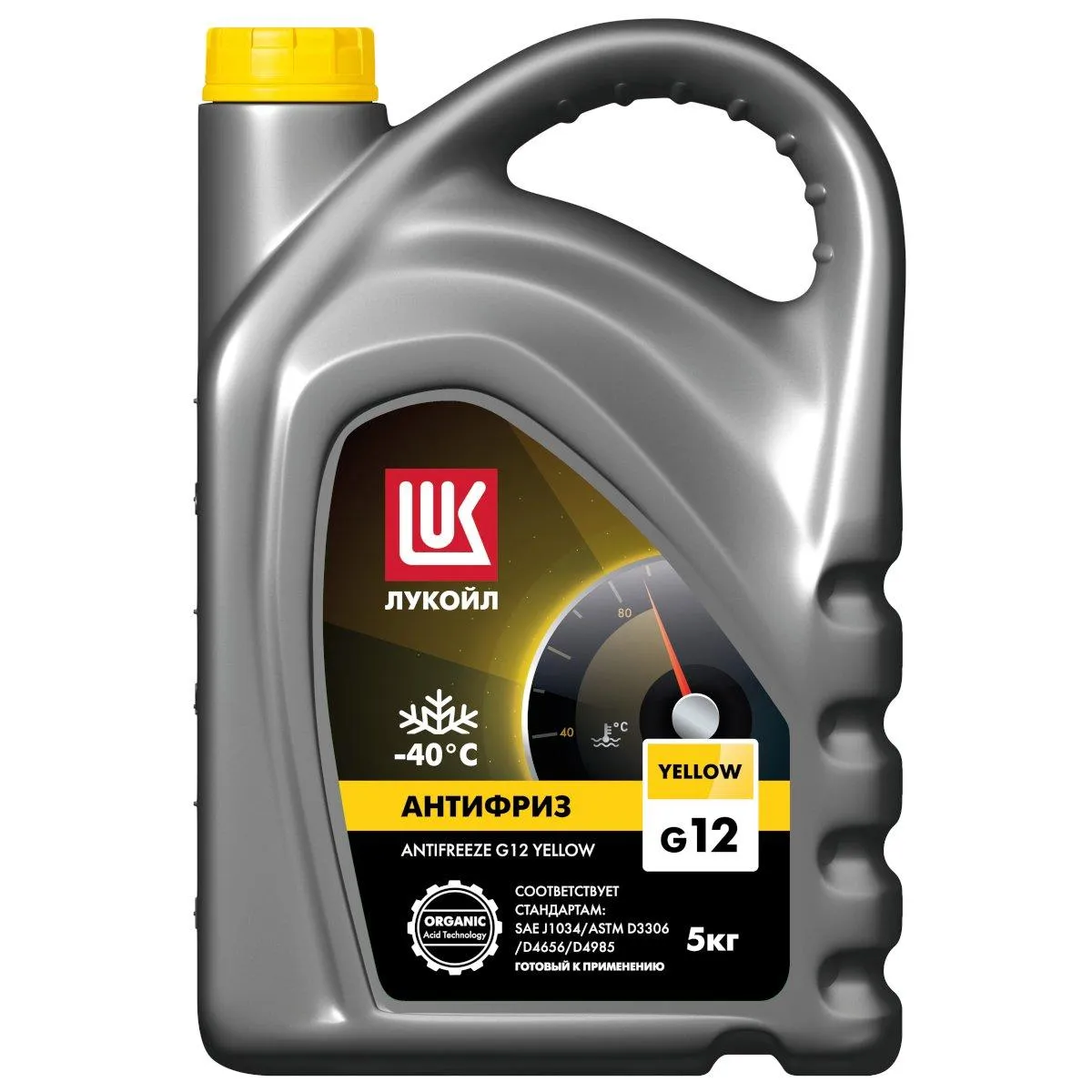Антифриз ЛУКОЙЛ G12 YELLOW 5 кг LUKOIL 227374