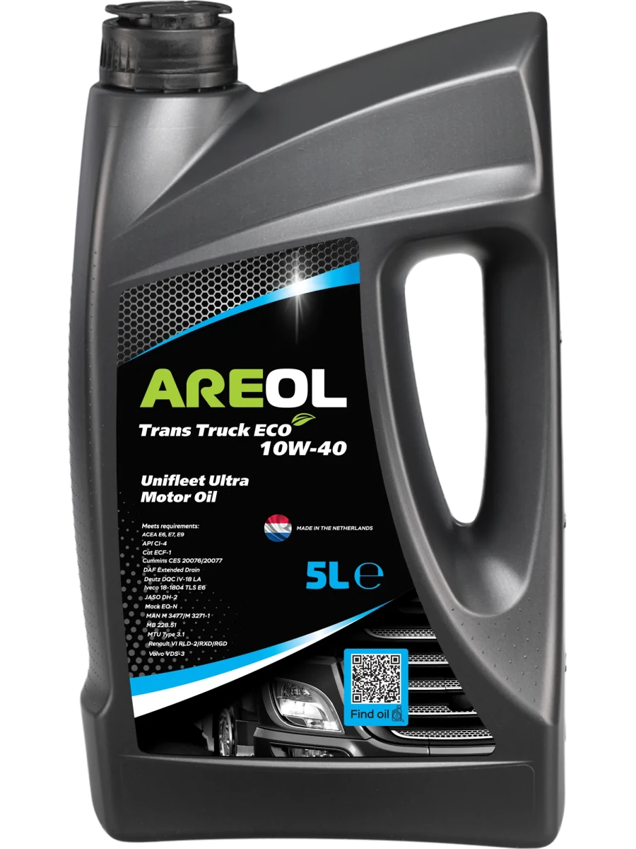 Масло моторное AREOL TRANS TRUCK ECO 10W-40 5л 10W40AR050