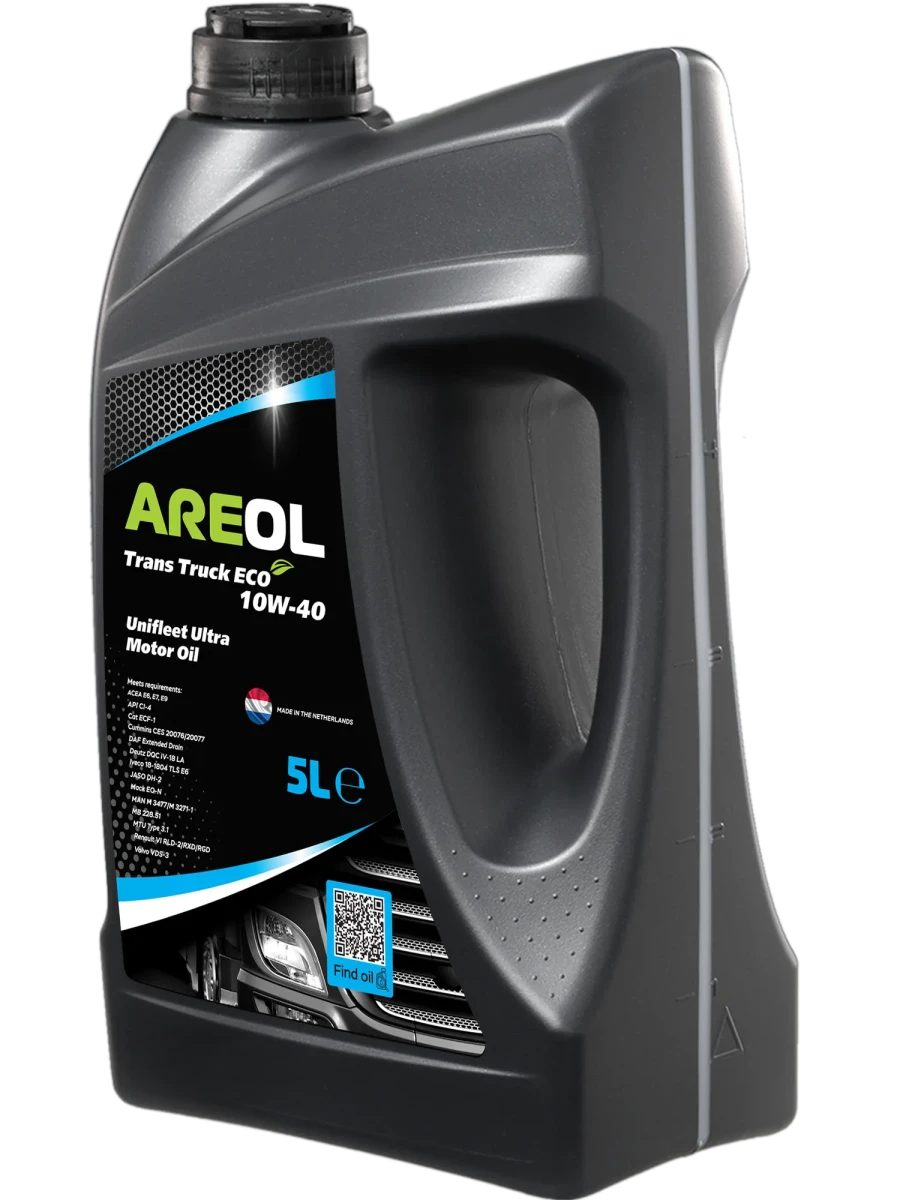 Изображение Масло моторное AREOL TRANS TRUCK ECO 10W-40 5л 10W40AR050 Масло моторное AREOL TRANS TRUCK ECO 10W-40 5л 10W40AR050