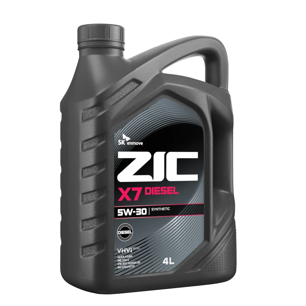 Изображение Масло моторное ZIC X7 DIESEL 5W-30 4л 162610 Масло моторное ZIC X7 DIESEL 5W-30 4л 162610