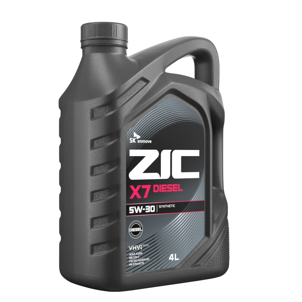 Изображение Масло моторное ZIC X7 DIESEL 5W-30 4л 162610 Масло моторное ZIC X7 DIESEL 5W-30 4л 162610