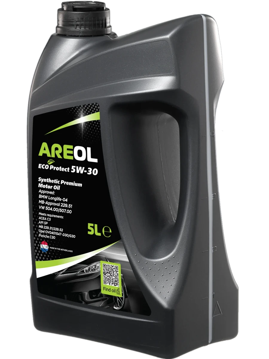 Изображение Масло моторное AREOL ECO PROTECT 5W-30 5л 5W30AR020 Масло моторное AREOL ECO PROTECT 5W-30 5л 5W30AR020