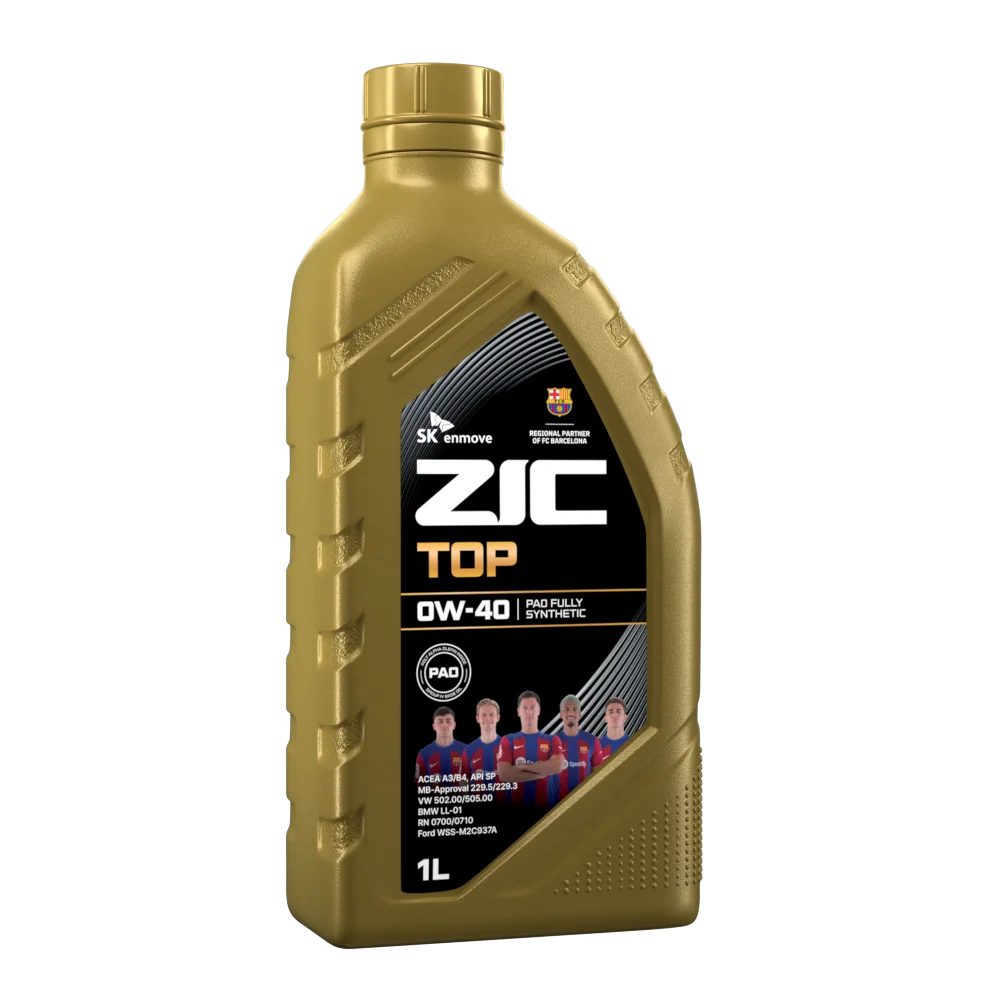 Масло моторное ZIC TOP 0W-40 1л 132611