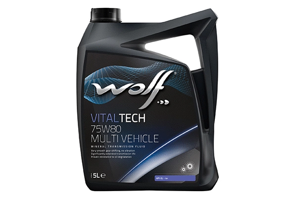 Трансмиссионное масло WOLF VITALTECH 75W-80 5л 8303708