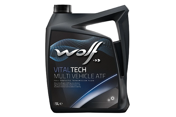 Трансмиссионное масло WOLF VITALTECH MULTI VEHICLE ATF 5л 8305702