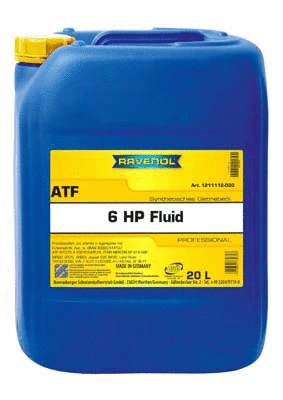 Трансмиссионное масло RAVENOL ATF 6 HP FLUID 20л 1211112-020-01-999