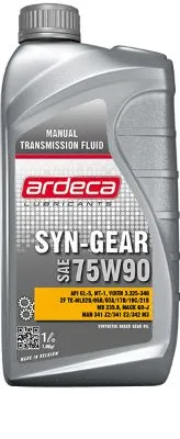 Трансмиссионное масло ARDECA SYN-GEAR 75W-90 1л P40071-ARD001