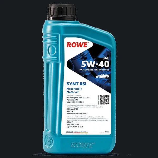 Масло моторное ROWE 5W-40 1л 20068-0010-99