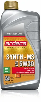 Масло моторное ARDECA 5W-30 1л P01051-ARD001