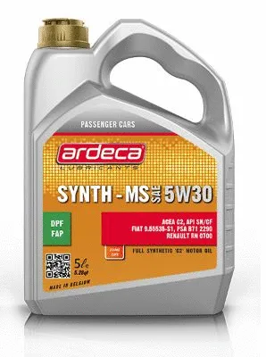 Масло моторное ARDECA 5W-30 5л P01051-ARD005