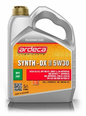 Масло моторное ARDECA 5W-30 5л P01151-ARD005