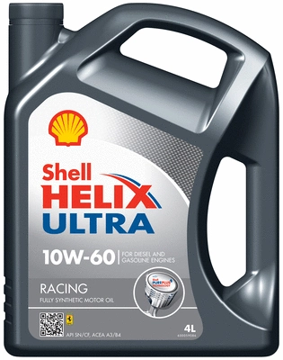 Масло моторное SHELL HELIX ULTRA RACING 10W-60 4л 550046672