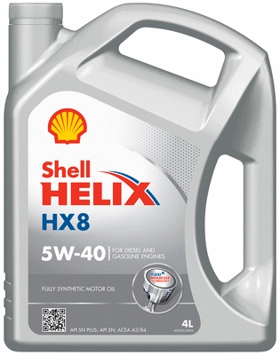 Масло моторное SHELL HELIX HX8 5W-40 4л 550052837
