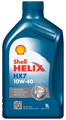 Масло моторное SHELL 10W-40 1л 550053736