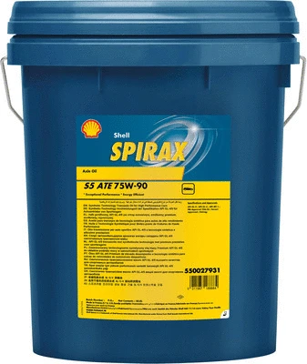 Трансмиссионное масло SHELL SHELL SPIRAX S5 ATE 75W-90 20л 550027931