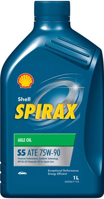 Трансмиссионное масло SHELL SPIRAX S5 ATE 75W-90 1л 550057966