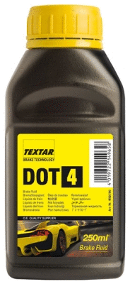 Жидкость тормозная TEXTAR DOT 4 0.25л 95002100