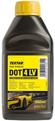 Жидкость тормозная TEXTAR DOT 4 0.5л 95006100