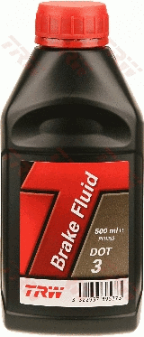 Жидкость тормозная TRW DOT3 0.5л pfb350