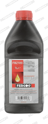 Жидкость тормозная FERODO DOT5 1л fbz100